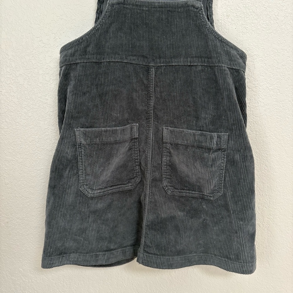 American Eagle Gray corduroy Overall Dress - Picture 9 of 10